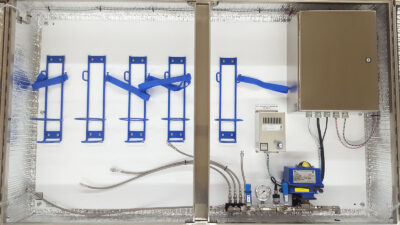 Sistema de alarma con gas mercaptano