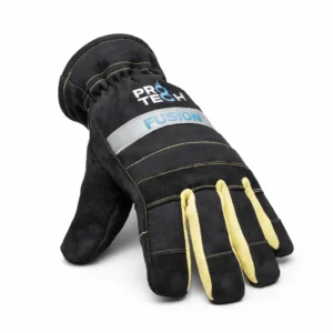 Guantes bomberos estructurales NFPA Pro-Tech Fusion con refuerzo en nudillos y diseño ergonómico