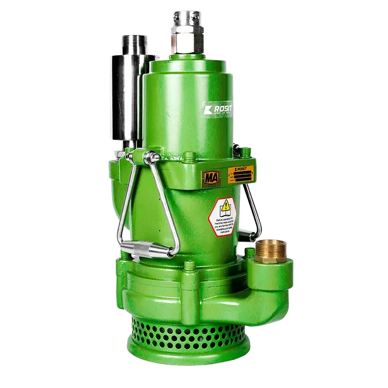 Bomba neumática sumergible GP21 con certificación ATEX para drenaje industrial y minería