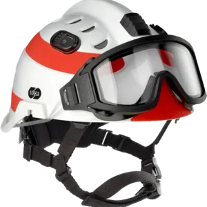 Casco rescate técnico forestal Sicor EOM con visor y ventilación para brigadas de emergencia