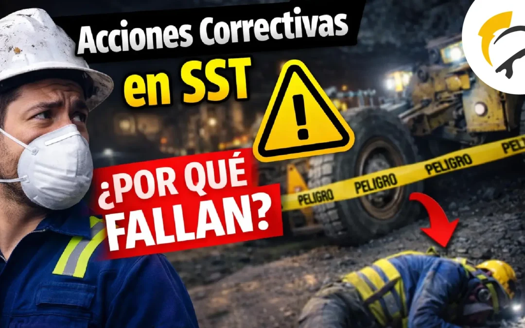 Acciones correctivas en SST para evitar incidentes repetidos en minería e industria