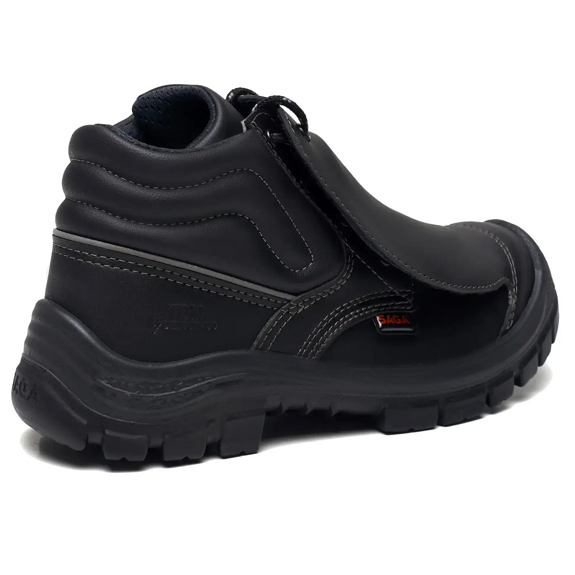 Botas de seguridad con protección metatarsal SAGA 2021E-M vista trasera