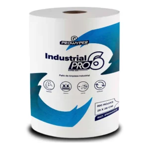 Paño limpieza industrial profesional Industrial PRO6 PROWYPER en rollo super size 890 hojas para uso pesado en minería y petróleo