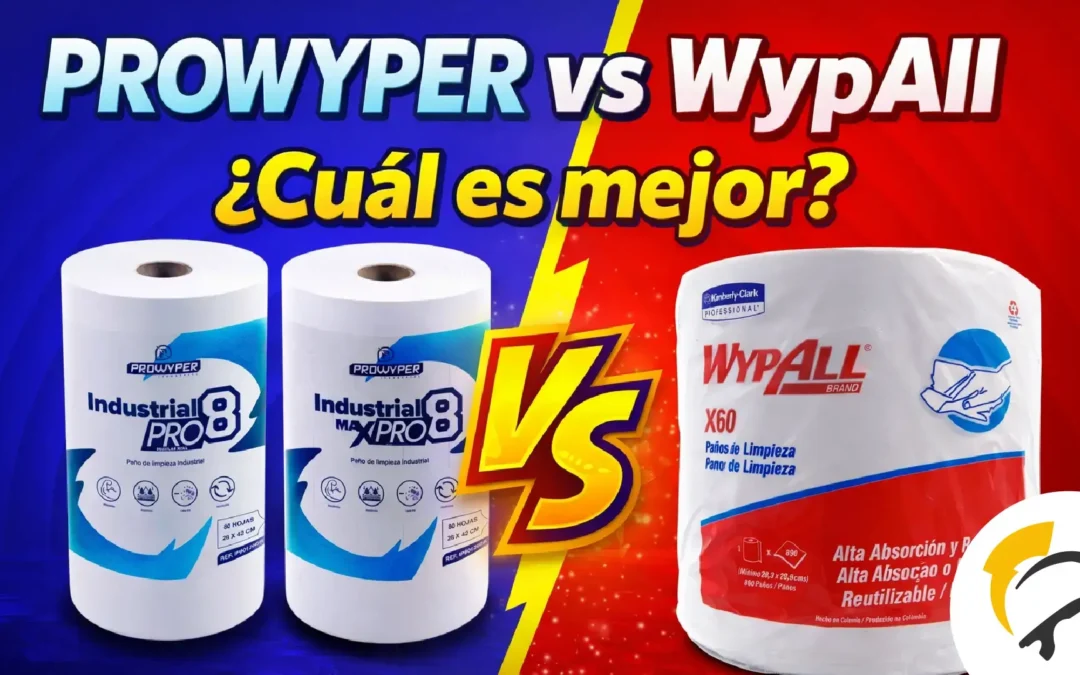 Comparación PROWYPER vs WypAll paños industriales para limpieza industrial