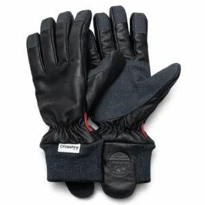 Guantes bomberos cuero kevlar con refuerzo en palma y membrana Gore Crosstech para protección estructural