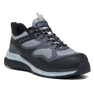 Calzado seguridad sport dieléctrico SAGA 7001 en vista frontal con cordones y puntera reforzada