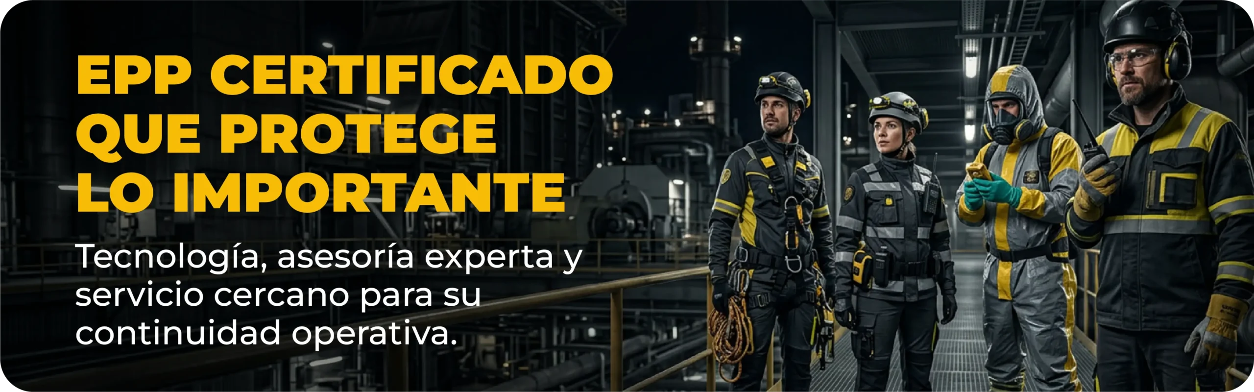 Elementos de Protección Personal certificados para industria con asesoría técnica de RQC Solutions