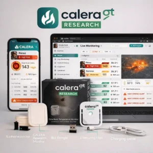 Software monitoreo temperatura corporal en trabajador industrial con sensor wearable y control de estrés térmico