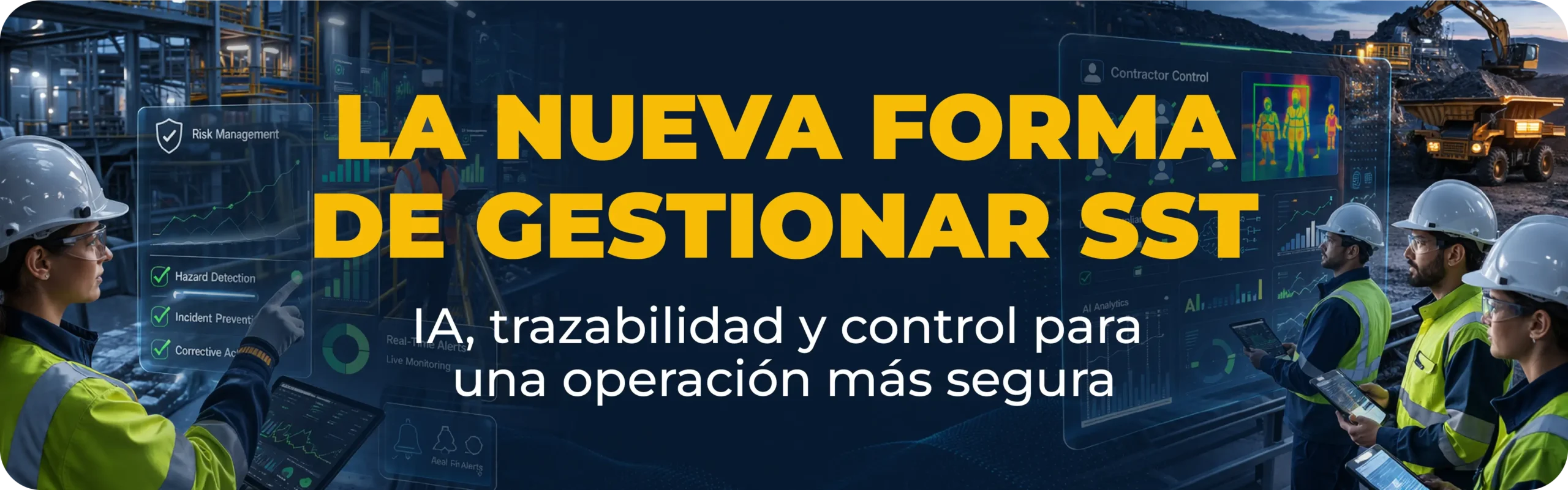 Software SST con IA para gestionar riesgos, contratistas y cumplimiento en operaciones industriales de alto riesgo
