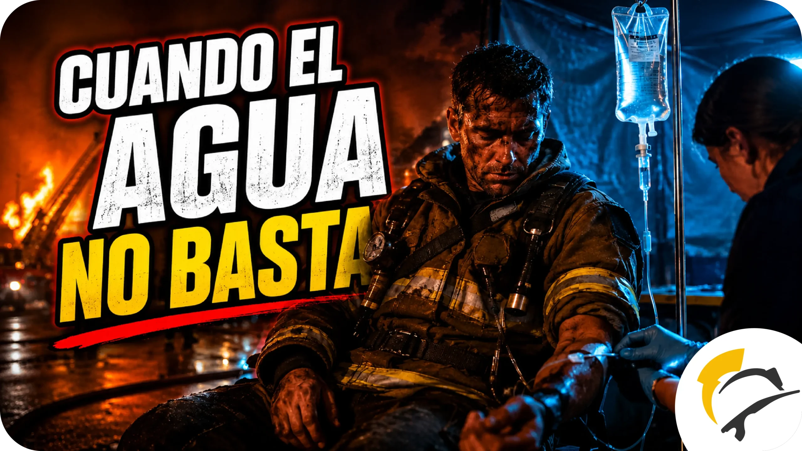 Hidratación intravenosa para bomberos: rehabilitación segura