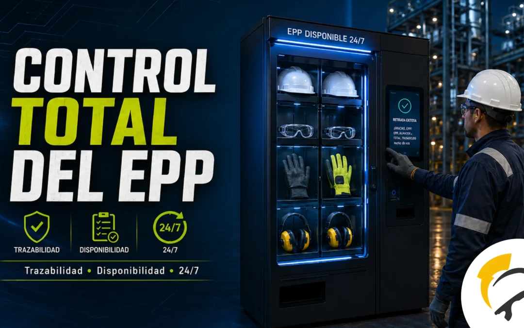 Máquinas expendedoras de EPP para control industrial