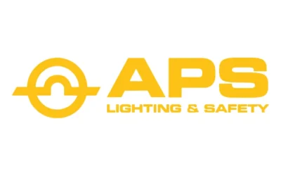Logo de APS Lighting & Safety relacionado con seguridad industrial para minería