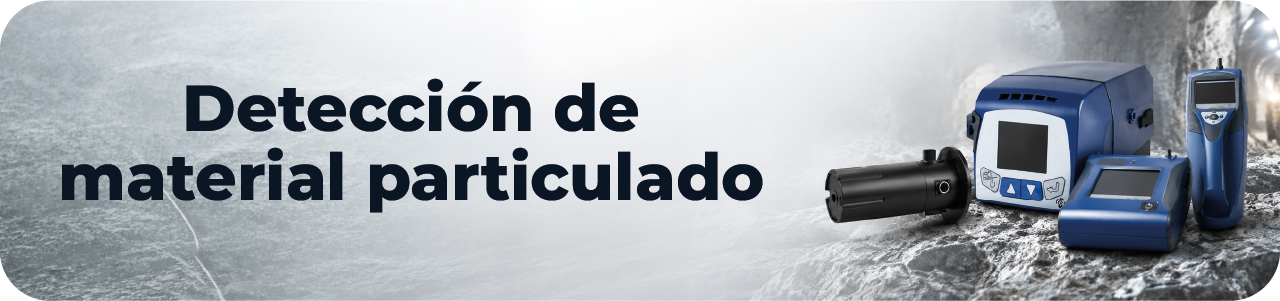 Detección de material particulado en minería con monitores de polvo industrial, aerosoles y equipos para medición de PM10 y PM2.5.