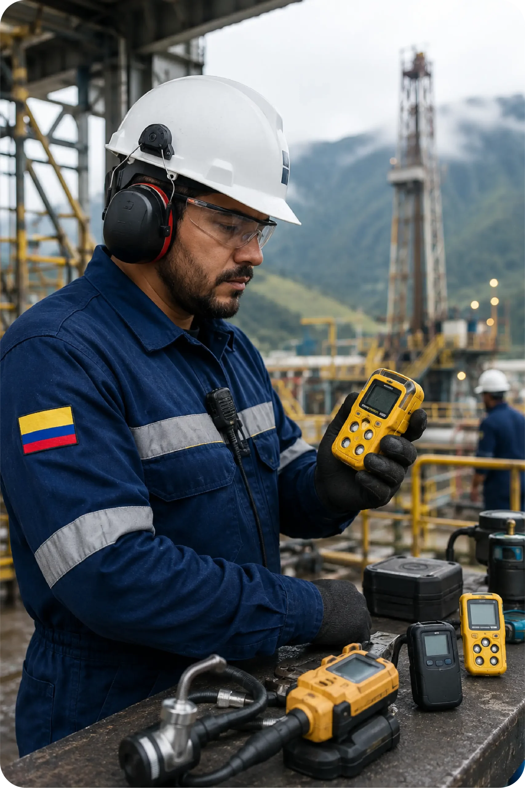 Detectores y medición industrial para seleccionar equipos de gases y seguridad en operación industrial