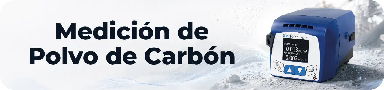 Medidor de material particulado portátil para monitoreo de polvo respirable en minería e industria