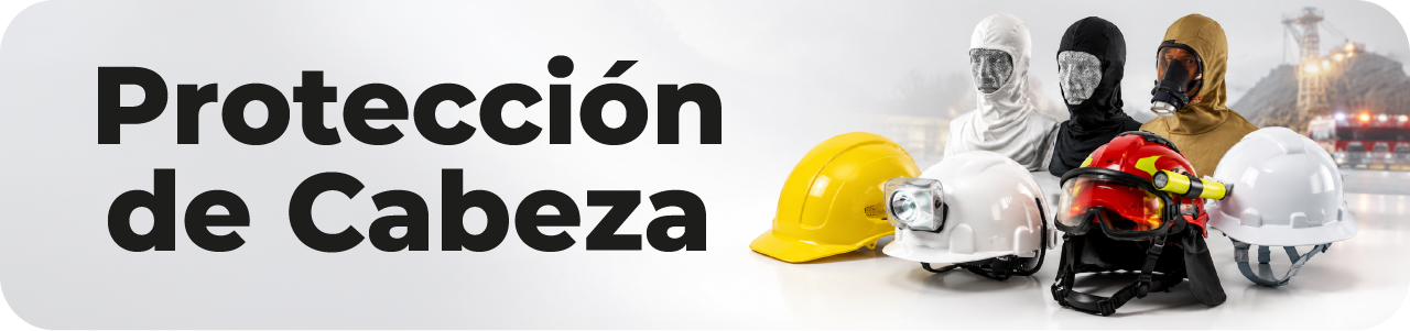Banner de cascos de seguridad industrial, cascos mineros, bomberos y monjas ignífugas para EPP de cabeza