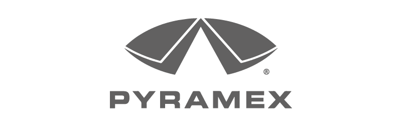 Logo Pyramex en Equipos de Protección Personal Superior para protección industrial.