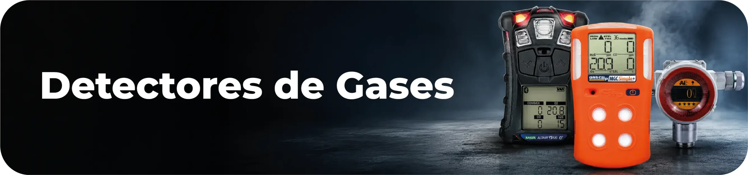 Detectores de gases industriales para monitoreo atmosférico en petróleo e industria.