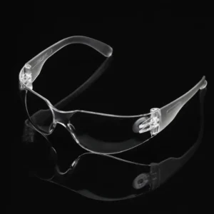 Gafas seguridad lente claro KIM Ícaro AF transparentes con lente envolvente y patillas ergonómicas.