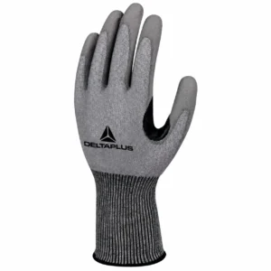 Guantes anticorte nivel C Delta Plus vista dorsal para protección industrial