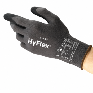 Guantes industriales de nitrilo Ansell HyFlex 11-840 vista diagonal