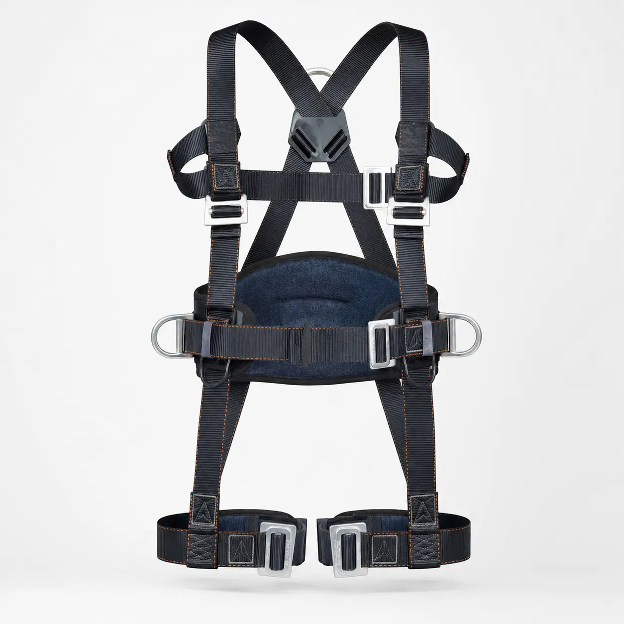 Arnés de cuerpo completo del kit anticaídas para techos Delta Plus ELARA350H sobre fondo blanco.