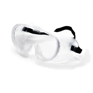 Monogafa seguridad lente claro BOREAS con ventilación lateral y banda elástica ajustable