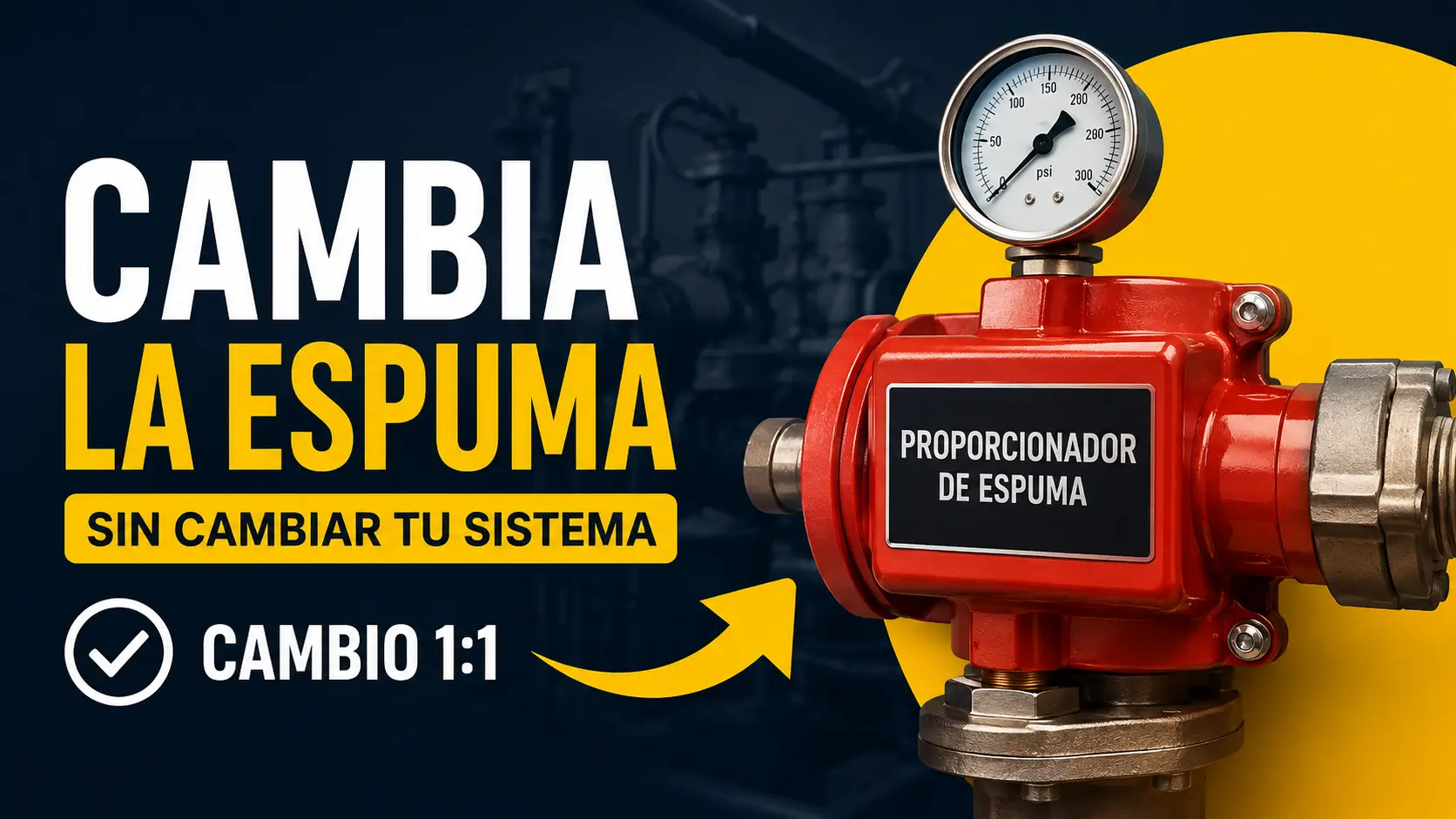 Transición AFFF a F3: cambie la espuma, no su sistema