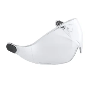 Visor para casco rescate transparente en policarbonato con sistema de fijación lateral