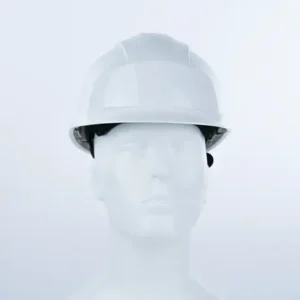Casco dieléctrico temperaturas extremas Delta Plus SUPER QUARTZ en vista frontal con suspensión ajustable.