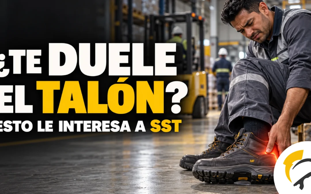 Fascitis plantar en trabajadores con dolor de talón durante una jornada industrial