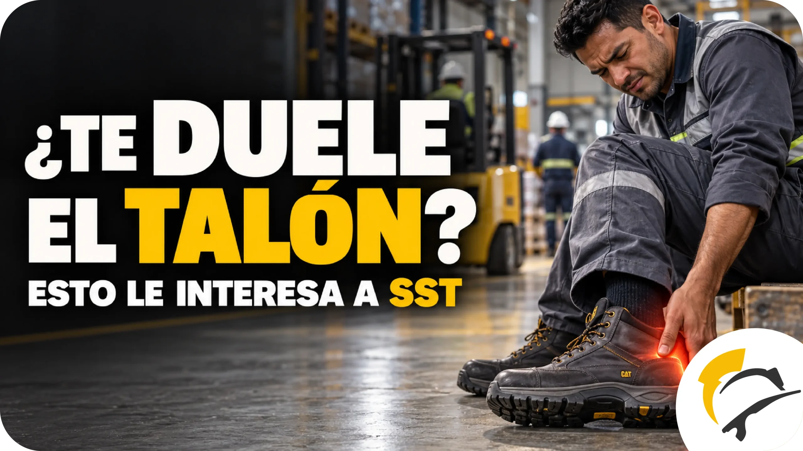 Fascitis plantar en trabajadores: qué debería saber SST sobre el dolor de talón